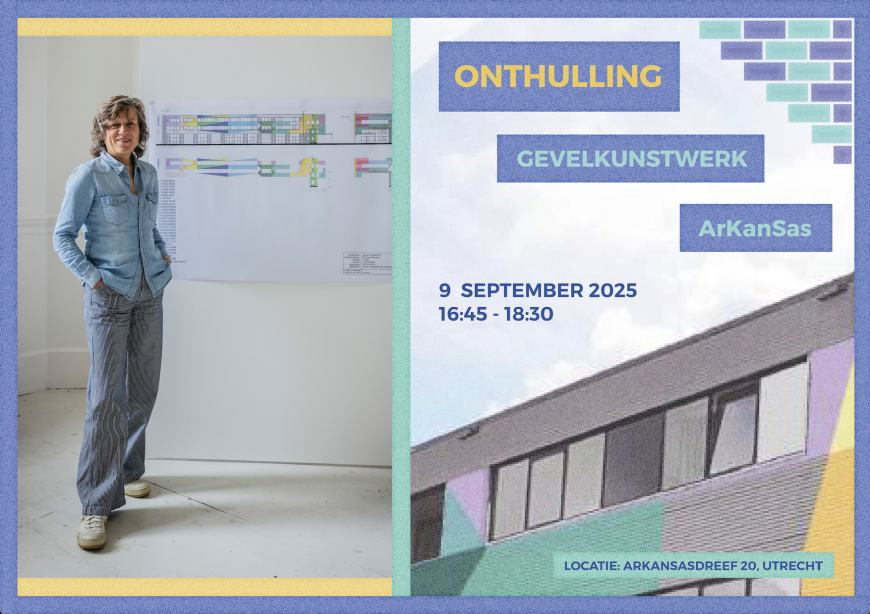 Onthulling gevelkunstwerk 'ArKanSas' op 9 september